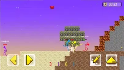Capturas de tela do Stickman Hero Fight Battle War
