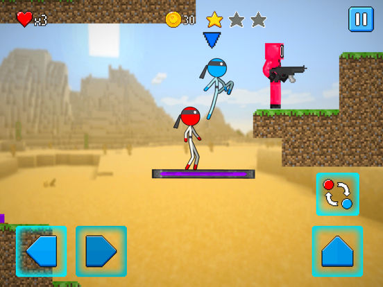 Stickman Red Blue Team Escape iPad  سکرین شاٹس