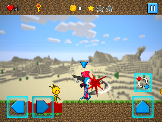 Stickman Red Blue Team Escape iPad  سکرین شاٹس