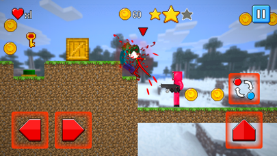 Stickman Red Blue Team Escape سکرین شاٹس