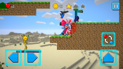 Stickman Red Blue Team Escape سکرین شاٹس