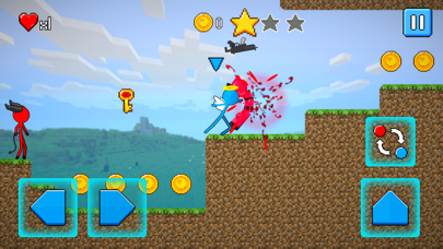 Stickman Red Blue Team Escape سکرین شاٹس
