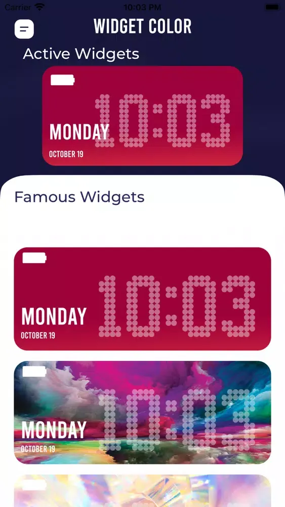 Widget Box Widgets For iPhone سکرین شاٹس