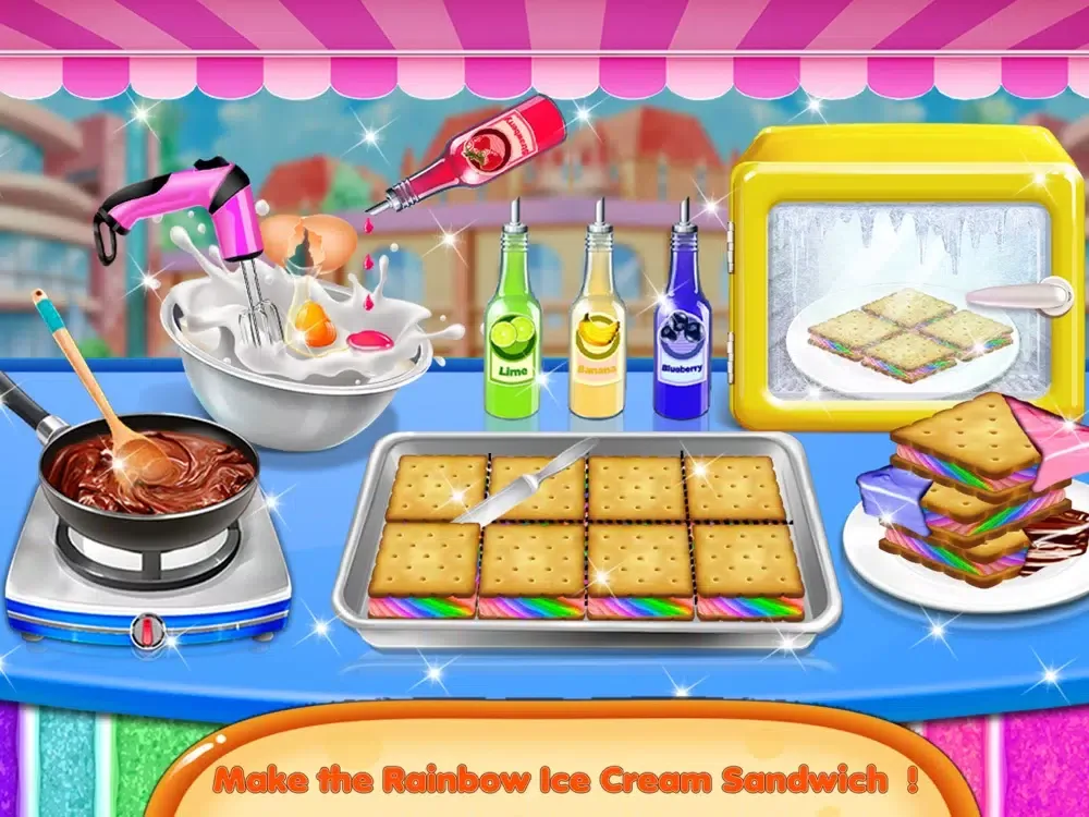 Скриншоты Ice Cream Roll and Sandwiches iPad 