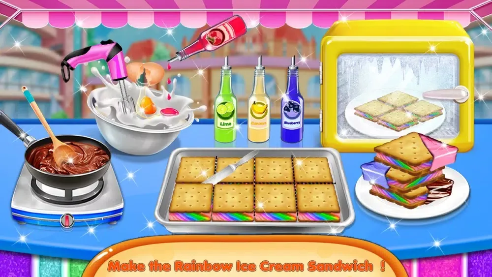 Скриншоты Ice Cream Roll and Sandwiches