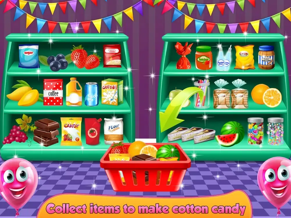 Ảnh chụp màn hình của Glowing Cotton Candy Maker iPad 