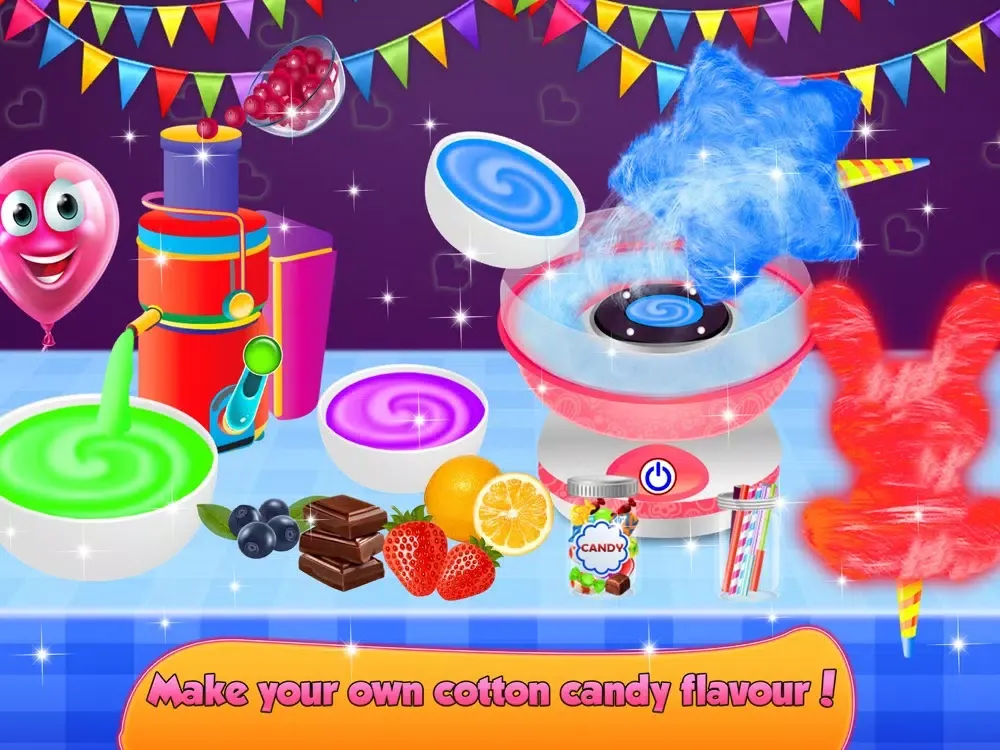 Ảnh chụp màn hình của Glowing Cotton Candy Maker iPad 