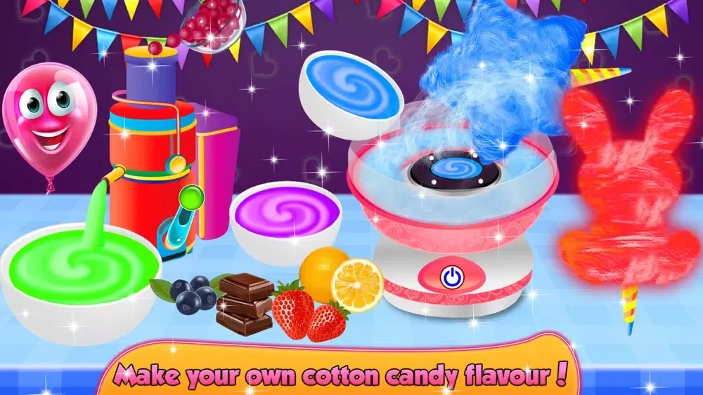 Ảnh chụp màn hình của Glowing Cotton Candy Maker