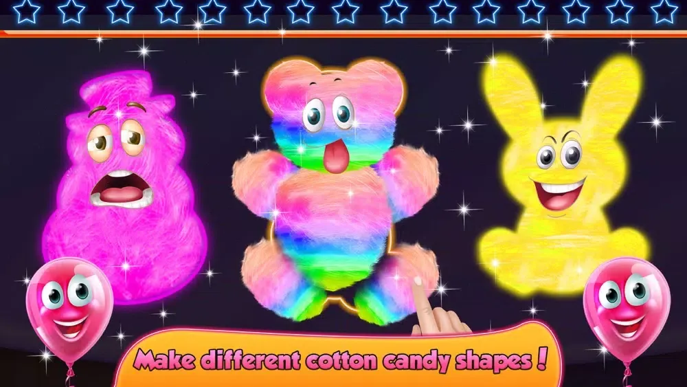 Ảnh chụp màn hình của Glowing Cotton Candy Maker