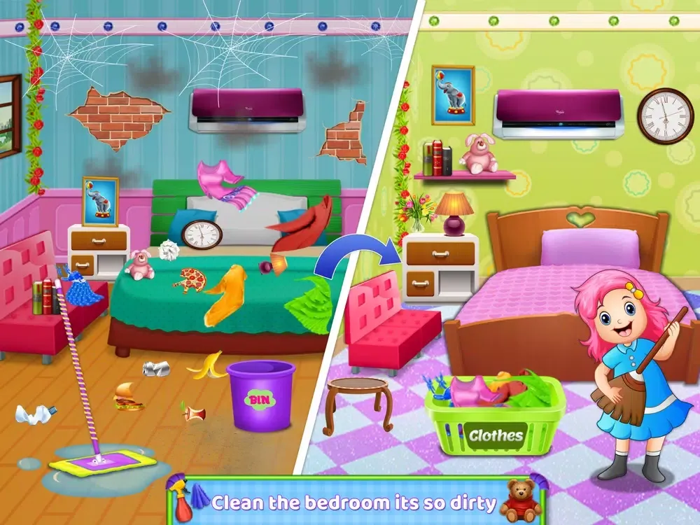 تصاویر House Cleaning Fun iPad 