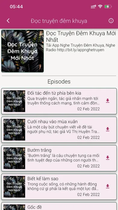 Nghe Đọc Truyện Đêm Khuya FM Screenshots