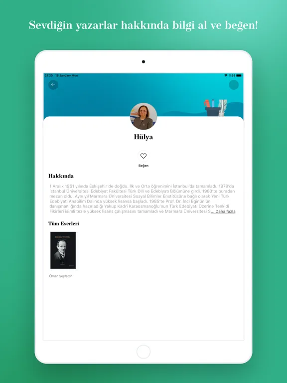 Tangkapan skrin EKitabım iPad 