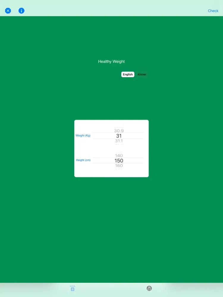 Скриншоты Healthy Weight iPad 
