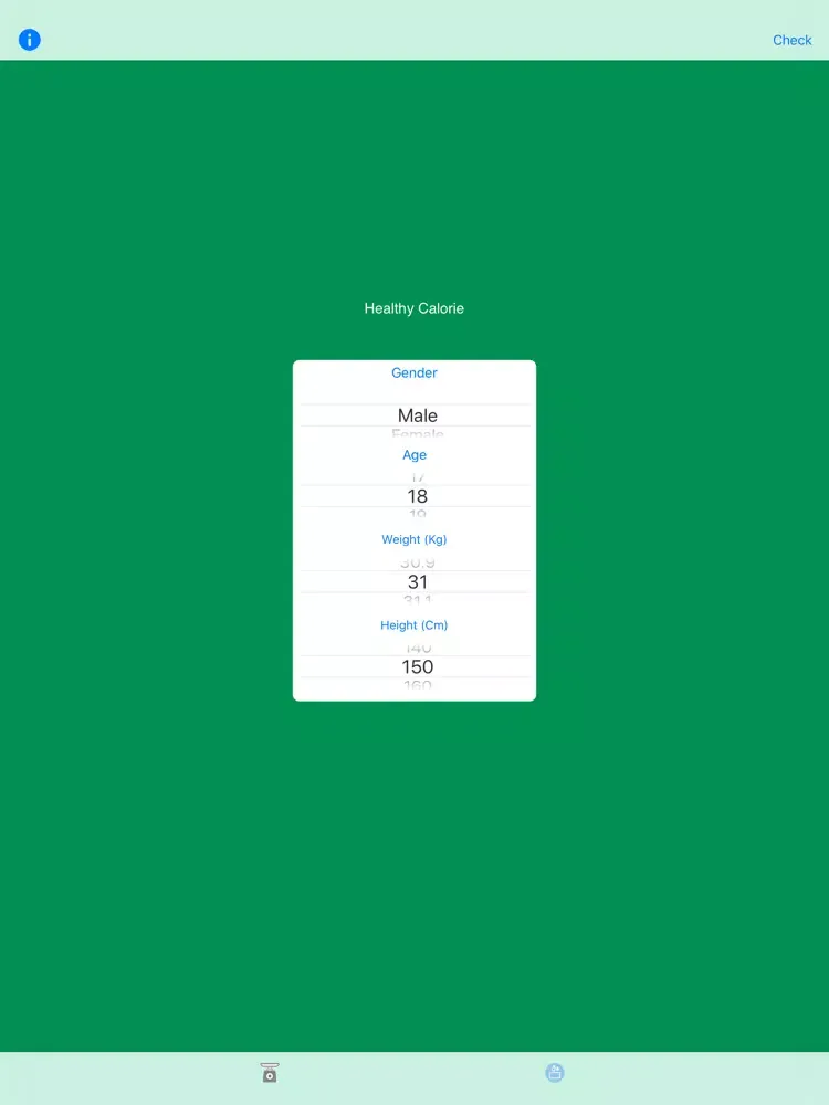 Скриншоты Healthy Weight iPad 