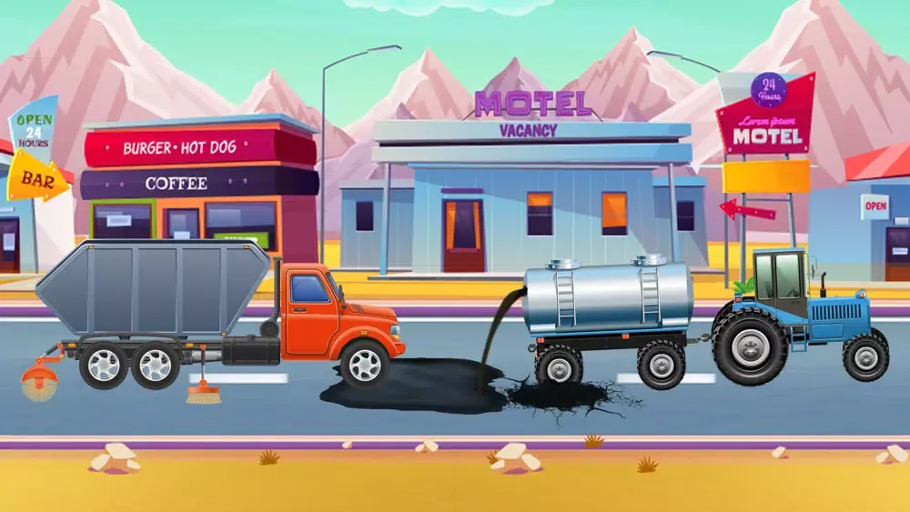 Captures d'écran de Truck Adventure: Car Wash Game
