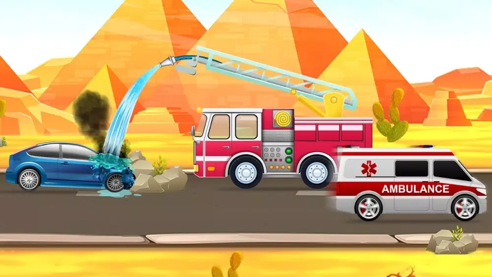 Captures d'écran de Truck Adventure: Car Wash Game