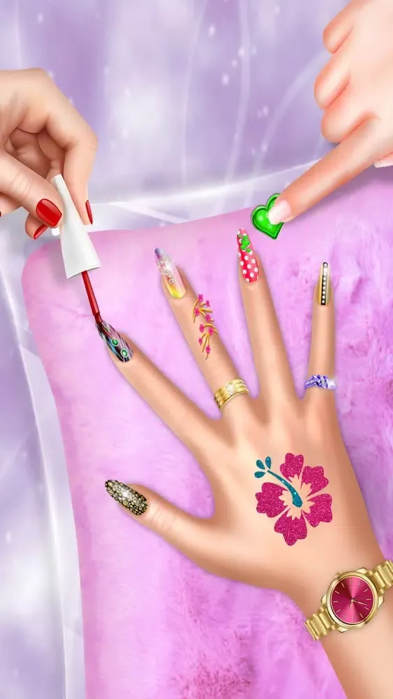 Capturas de pantalla de Nail Paint Art Manicure Salon