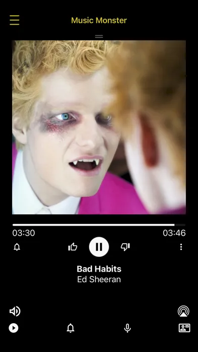 Ảnh chụp màn hình của 92.7 Music Monster
