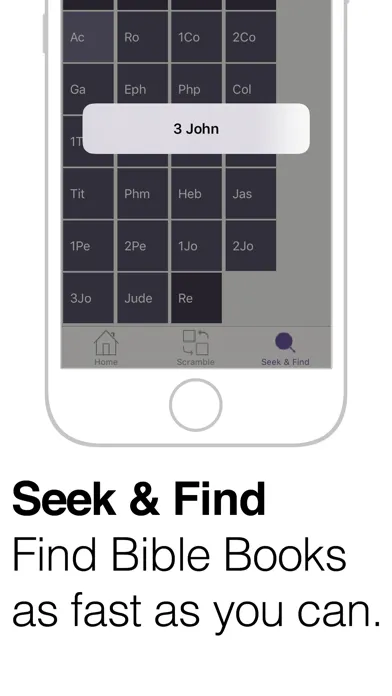 Tangkapan layar Scripture Scramble | Learn the Bible Books