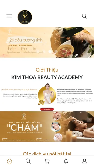 Capturas de pantalla de Kim Thoa Beauty Academy
