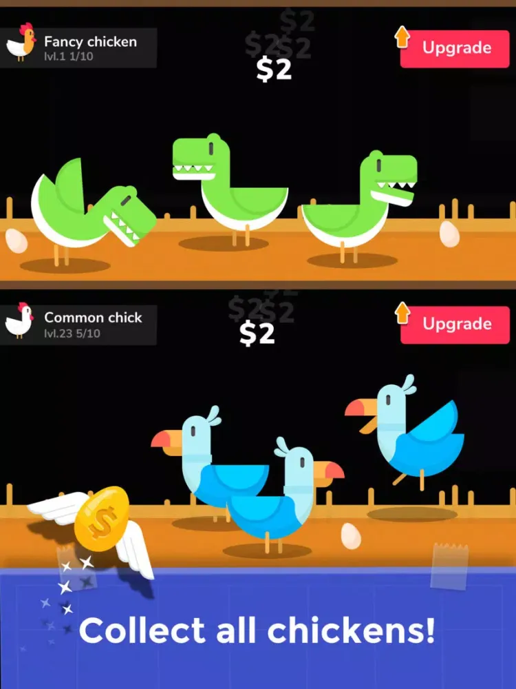 Capturas de pantalla de Egg Farm Idle iPad 