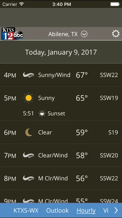 Скриншоты KTXS Weather