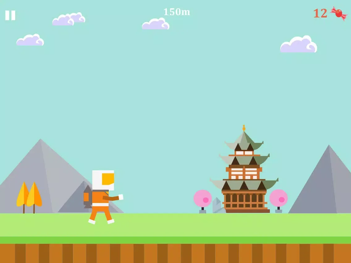 Jumpy Hero - Endless Retro Adventure and Running Hopper iPad  Screenshots