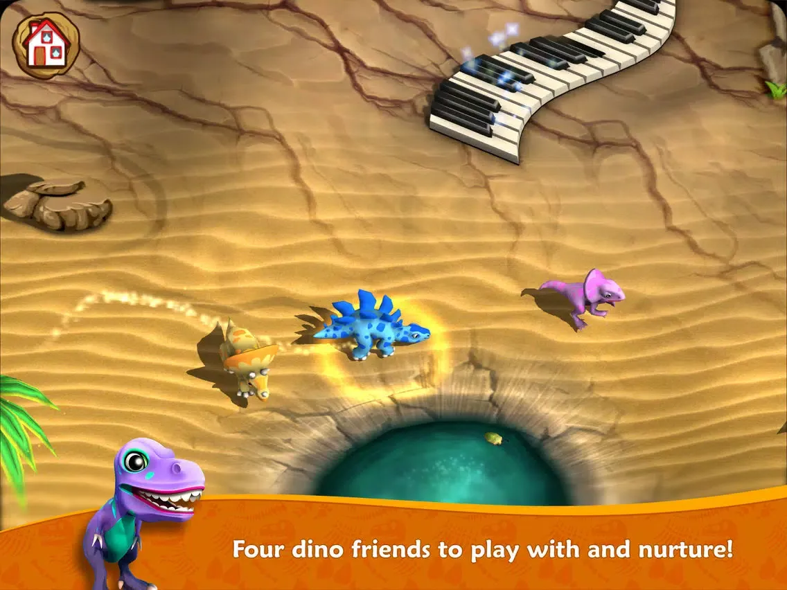 ภาพหน้าจอของ Dino Tales Jr – storytelling for young minds iPad 