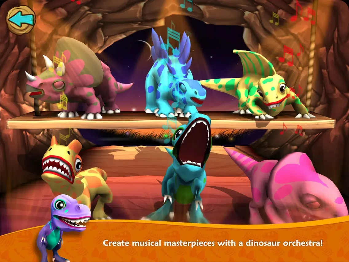 ภาพหน้าจอของ Dino Tales Jr – storytelling for young minds iPad 