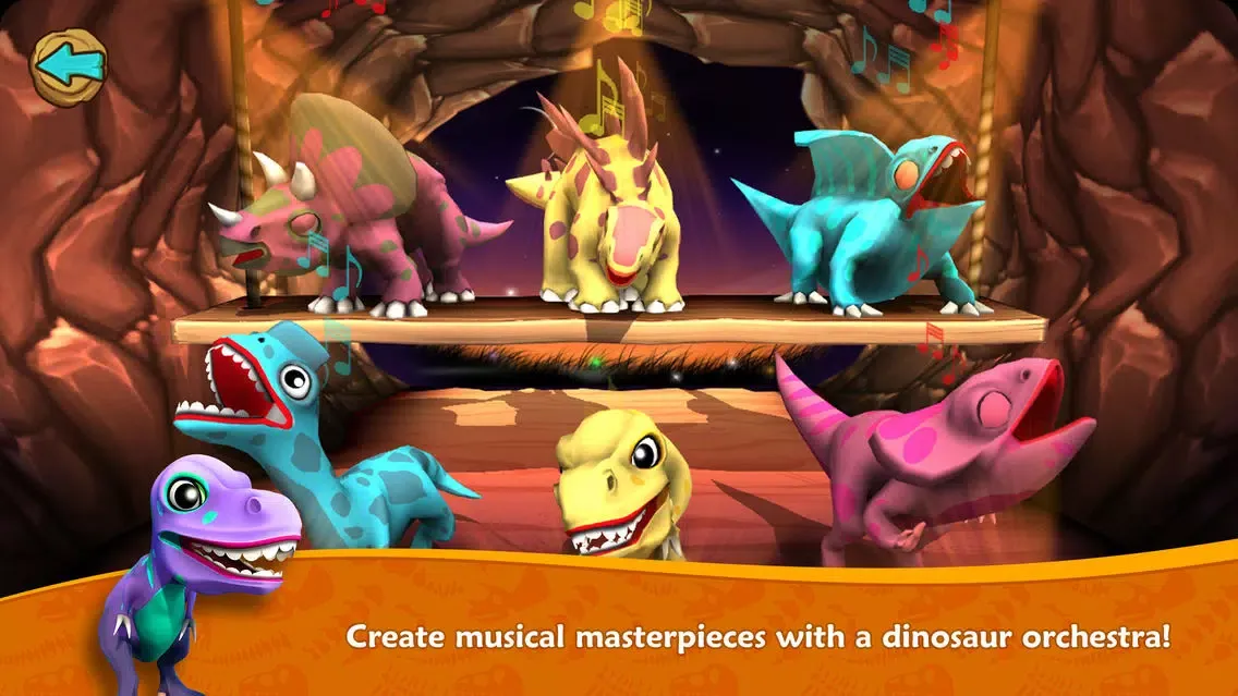 ภาพหน้าจอของ Dino Tales Jr – storytelling for young minds