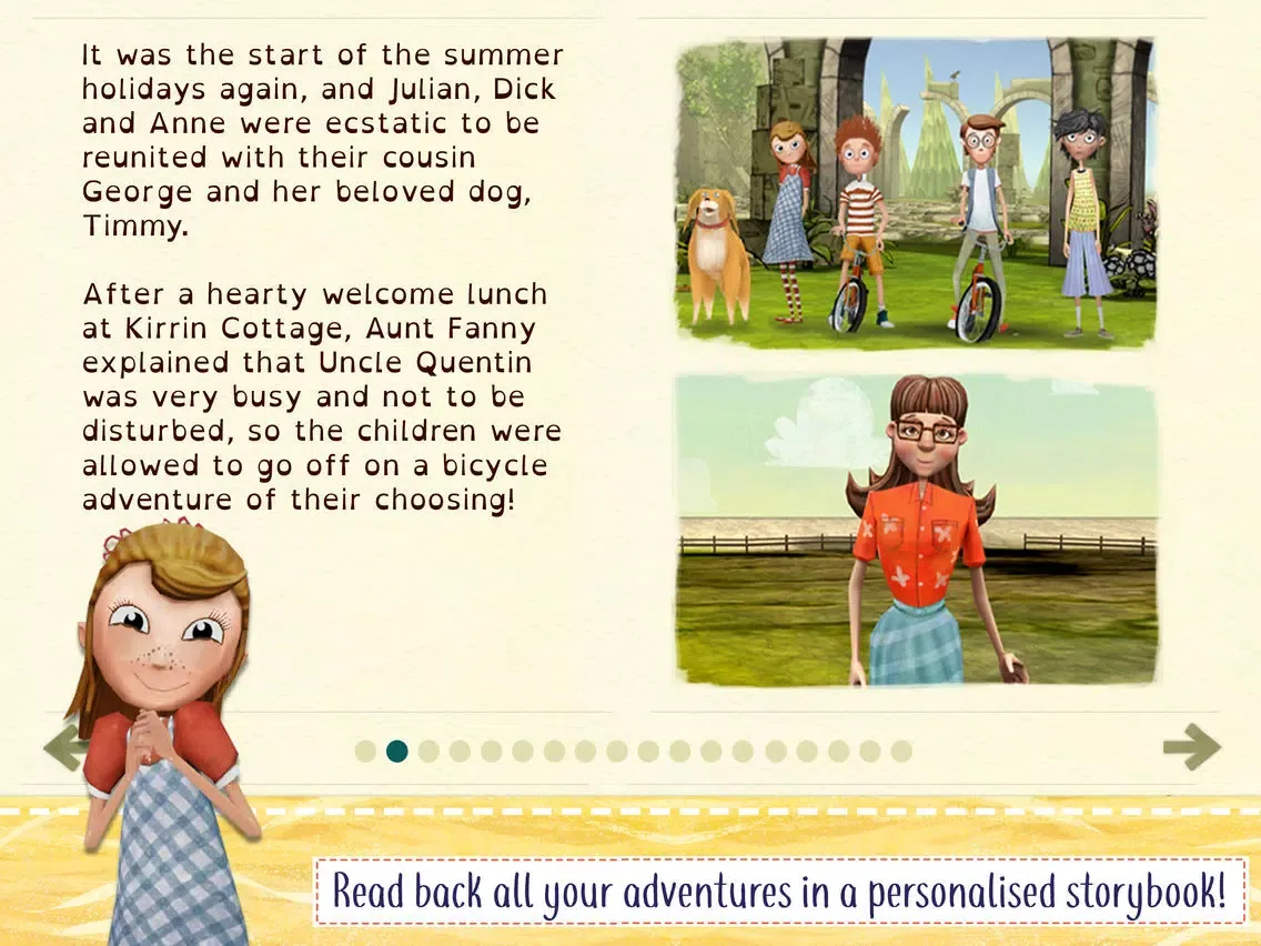 The Famous Five Adventure Game iPad 应用截图