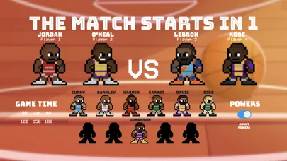 Capturas de tela do 2 3 4 Basketball Games