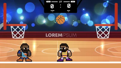 Capturas de tela do 2 3 4 Basketball Games