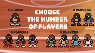 Capturas de tela do 2 3 4 Basketball Games