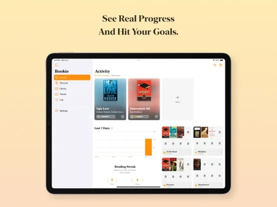 Bookie - Reading Tracker iPad  স্ক্রিনশট