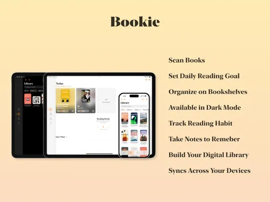 Bookie - Reading Tracker iPad  স্ক্রিনশট