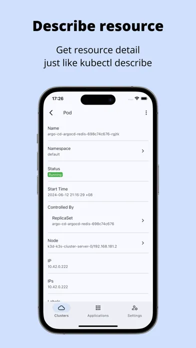 Kubeterm - Kubernetes client应用截图