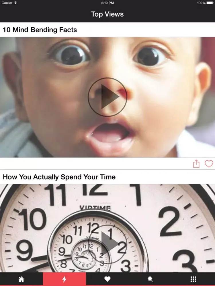 Ảnh chụp màn hình của Life Hack Tips iPad 