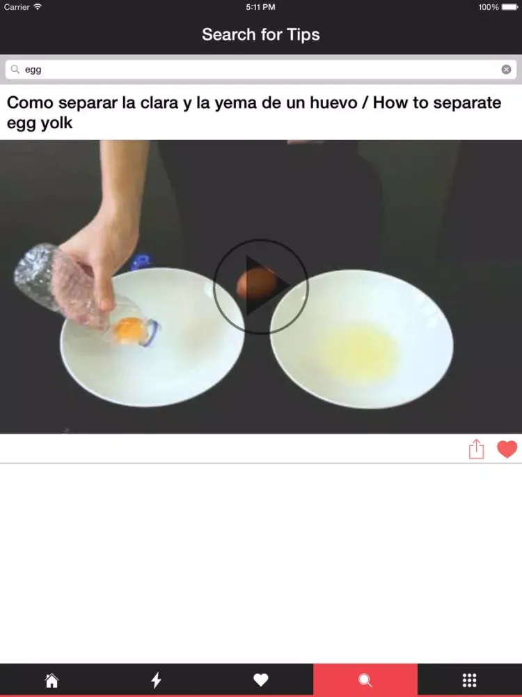 Ảnh chụp màn hình của Life Hack Tips iPad 