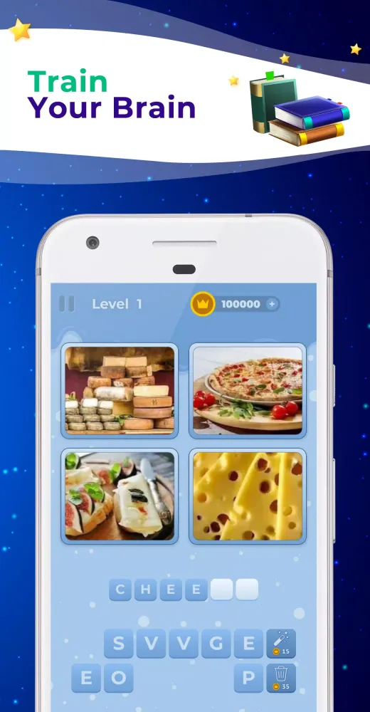 Ảnh chụp màn hình của 4 Pics 1 Word
