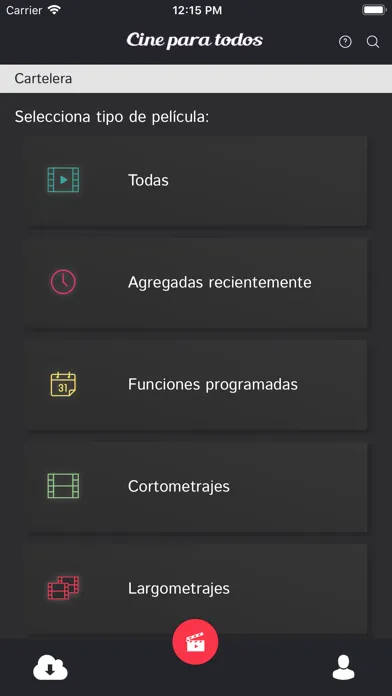 Capturas de pantalla de Cineparatodos