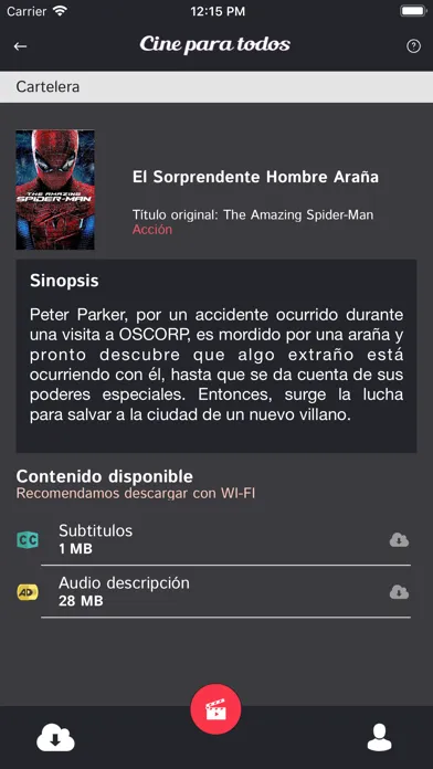 Capturas de pantalla de Cineparatodos