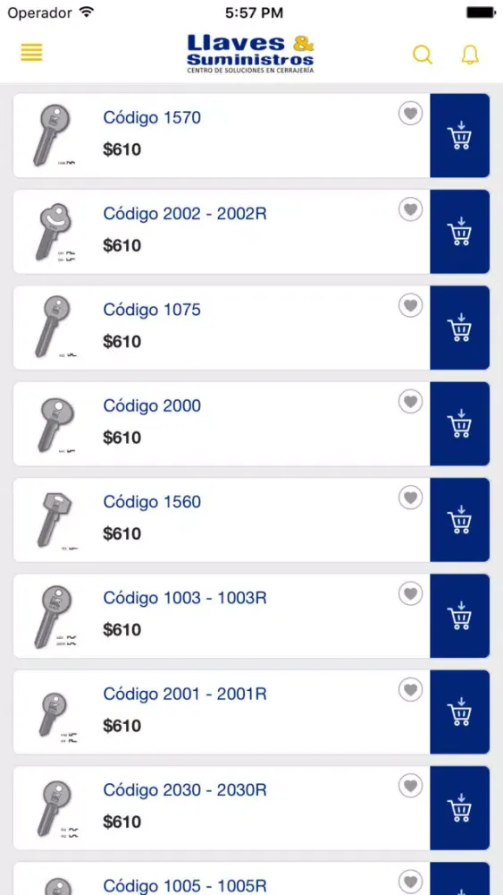 Llaves & Suministros应用截图