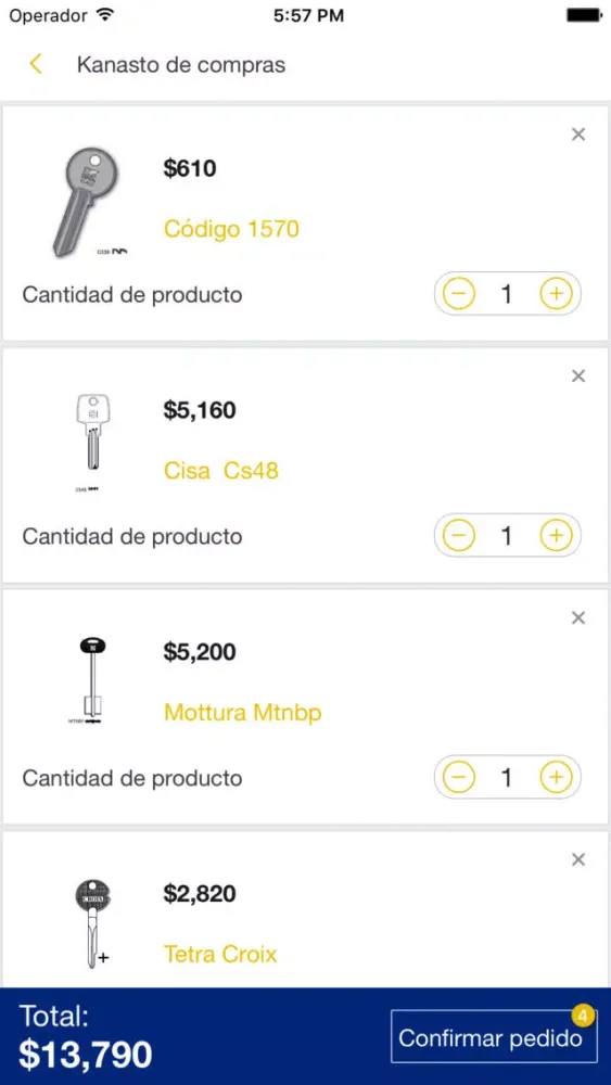 Llaves & Suministros应用截图