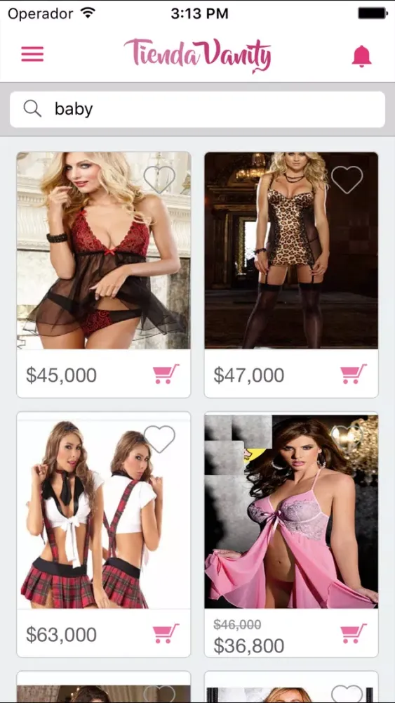 ภาพหน้าจอของ Tienda Vanity