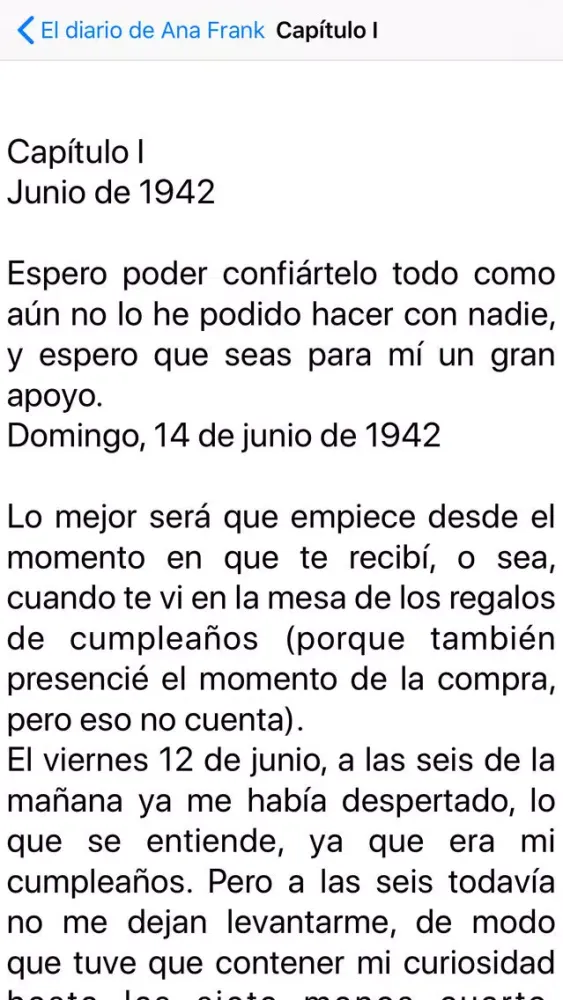 El diario de Ana Frank 스크린샷