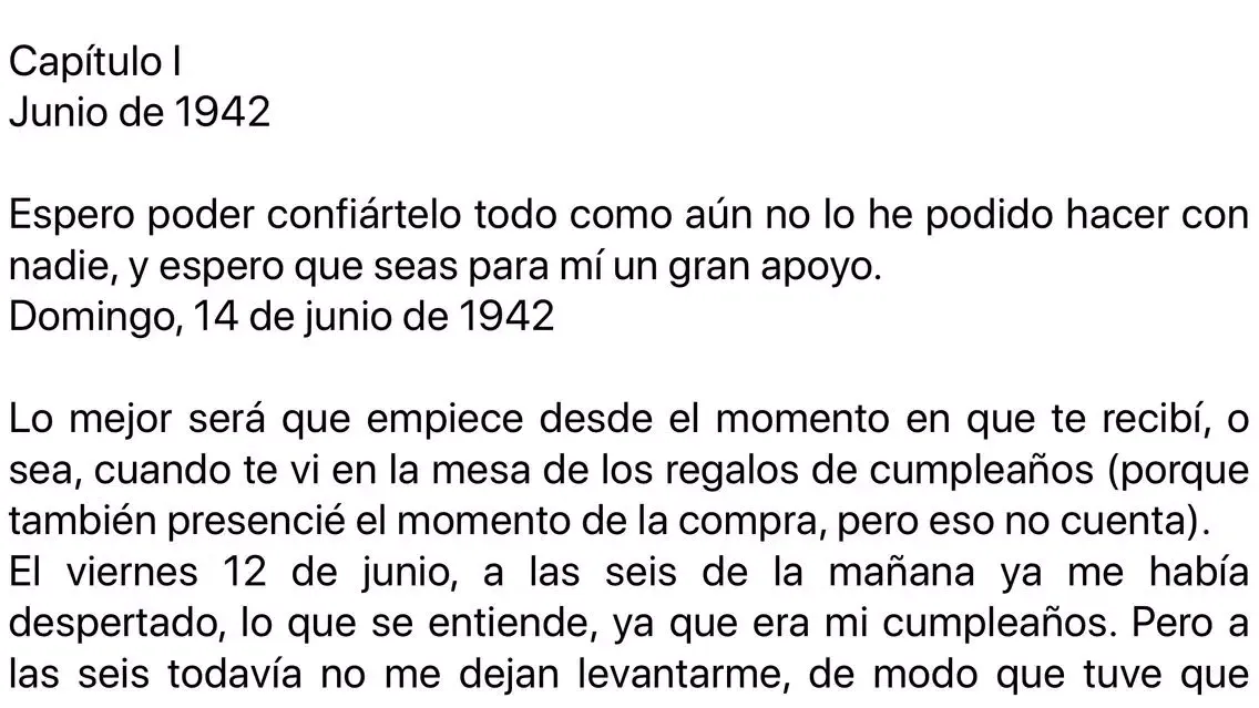 El diario de Ana Frank 스크린샷