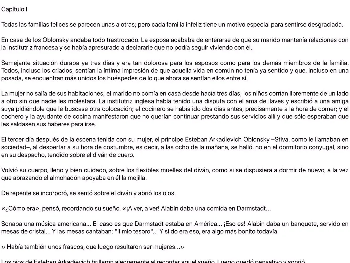 Ana Karenina en español iPad  Ekran Görüntüleri