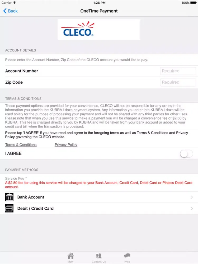 Cleco Bill Pay iPad 应用截图