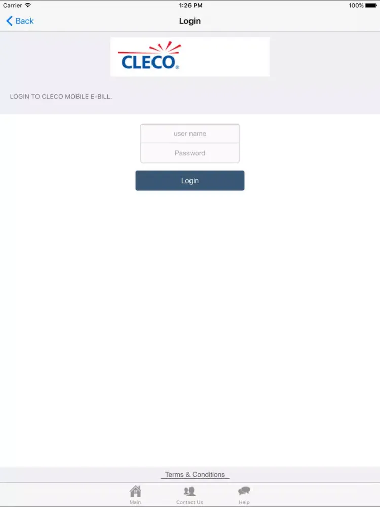 Cleco Bill Pay iPad 应用截图